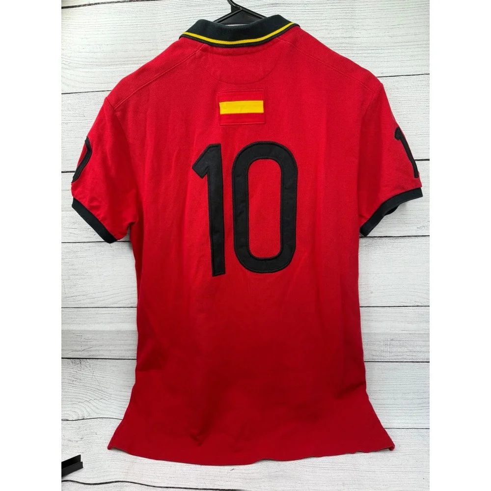 Polo Ralph‎ Lauren Spain Country Embroidered Polo Shirt Mens Medium